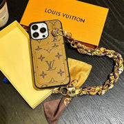 Looopix Elegant Louis Vuitton iPhone Case with Handle & Buit-in Card Holder