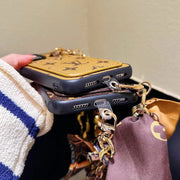Looopix Elegant Louis Vuitton iPhone Case with Handle & Buit-in Card Holder