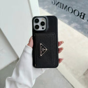 Looopix Elegant Prada iPhone Covers With Integrated Wallet | iPhone 12 to iPhone 16