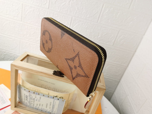Looopix Engraved Louis Vuitton Leather Wallet