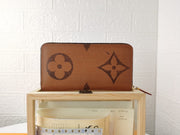 Looopix Engraved Louis Vuitton Leather Wallet