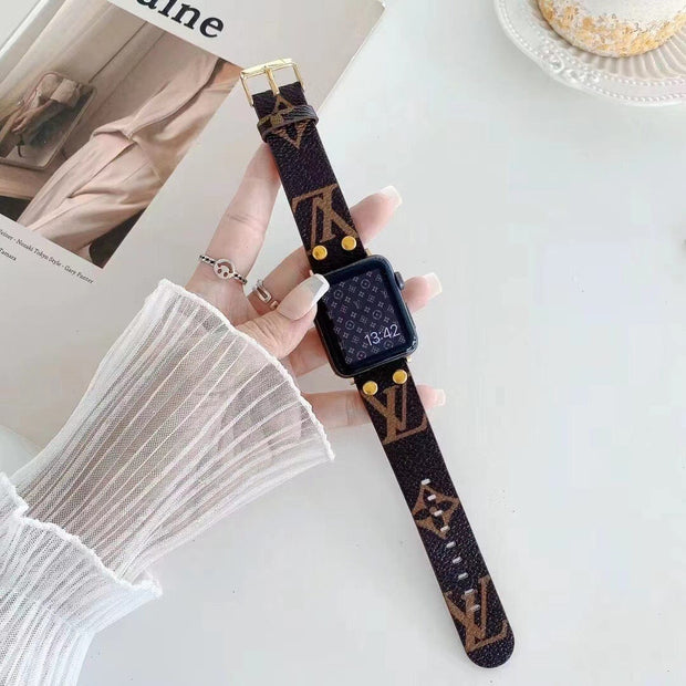 Looopix Exotic Leather Louis Vuitton Watch Band 38/40/41/42/44/45/49 mm