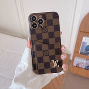 Looopix Famous Louis Vuitton & Gucci Patterns iPhone Cases with Extra Pouch