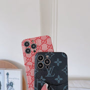 Looopix Famous Louis Vuitton & Gucci Patterns iPhone Cases with Extra Pouch