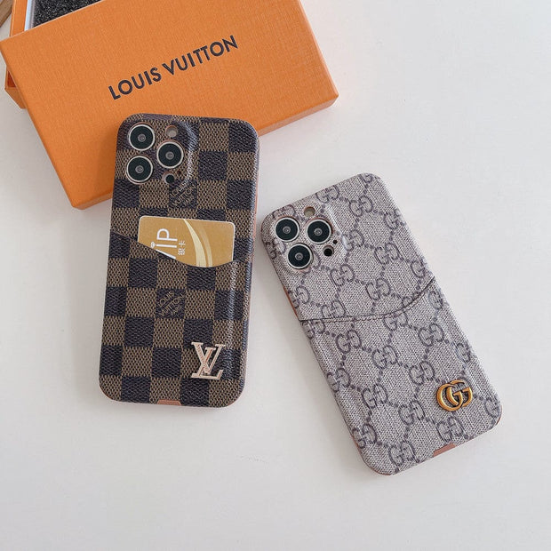Looopix Famous Louis Vuitton & Gucci Patterns Samsung Cases with Extra Pouch