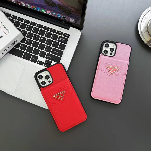 Looopix Fashioned Dikarcci iPhone Cover With Card Holder | iPhone 12 to iPhone 16
