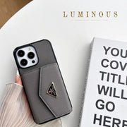Looopix Fashioned Leather Fabric Prada iPhone Cases | Compatible for iPhone 11 to iPhone 16