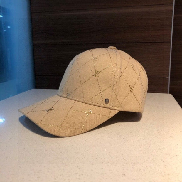 Looopix Fashioned Louis Vuitton Cap For Men and Women - Beige