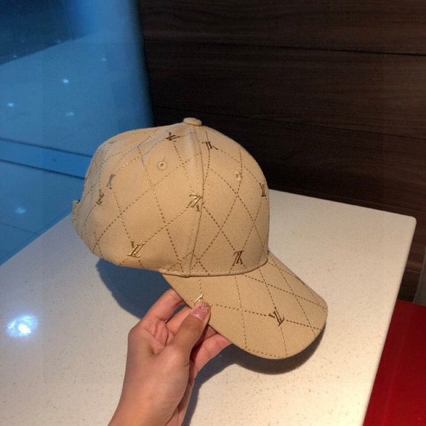 Looopix Fashioned Louis Vuitton Cap For Men and Women - Beige