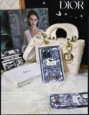 Looopix Floral Blue iPhone 15 Pro Max Cover