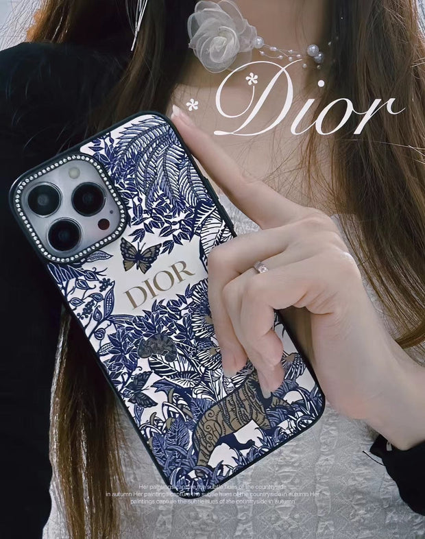 Looopix Floral Blue iPhone 15 Pro Max Cover