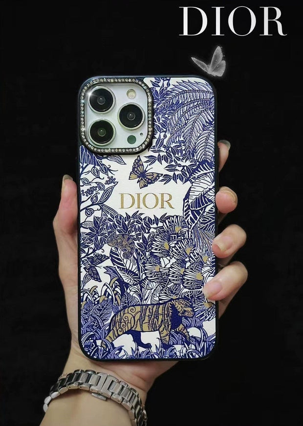 Looopix Floral Blue iPhone 15 Pro Max Cover