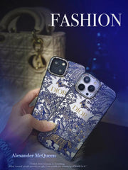 Looopix Floral Blue iPhone 15 Pro Max Cover