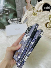 Looopix Floral Blue iPhone 15 Pro Max Cover
