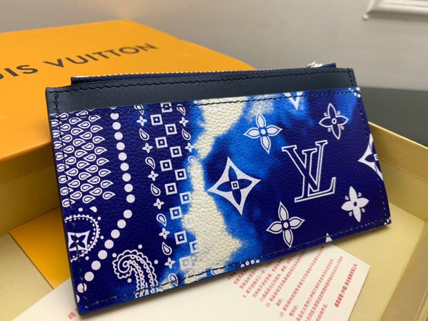 Looopix Flower Louis Vuitton Leather Wallet | 8-14