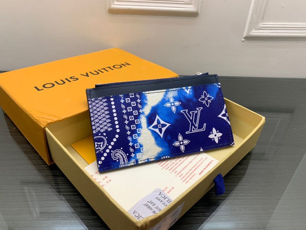 Looopix Flower Louis Vuitton Leather Wallet | 8-14