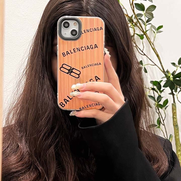 Looopix Golden Balenciaga TPU iPhone Cover