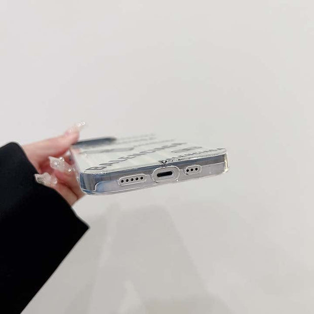 Looopix Golden Balenciaga TPU iPhone Cover