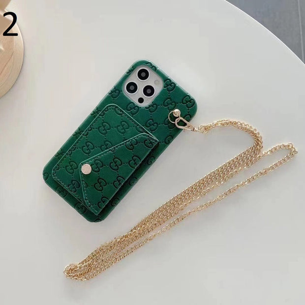 Looopix Gucci Back Pocket iPhone 14 Case With Straps