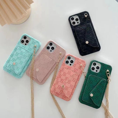 Looopix Gucci Back Pocket iPhone 14 Case With Straps