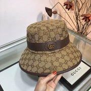 Looopix Gucci Black & Brown Bucket Hat - Gucci Pattern
