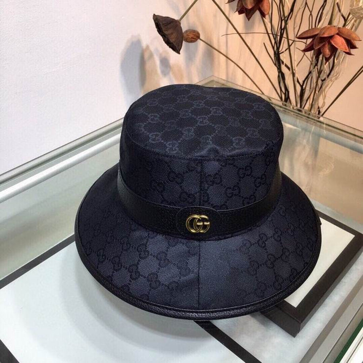 Looopix Gucci Black & Brown Bucket Hat - Gucci Pattern