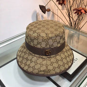Looopix Gucci Black & Brown Bucket Hat - Gucci Pattern