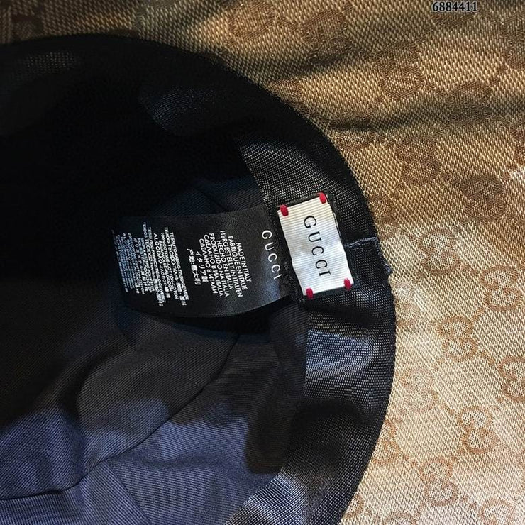 Looopix Gucci Black & Brown Bucket Hat - Gucci Pattern