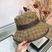 Looopix Gucci Black & Brown Bucket Hat - Gucci Pattern