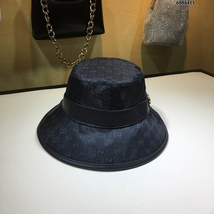 Looopix Gucci Black & Brown Bucket Hat - Gucci Pattern