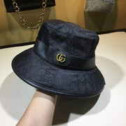 Looopix Gucci Black & Brown Bucket Hat - Gucci Pattern