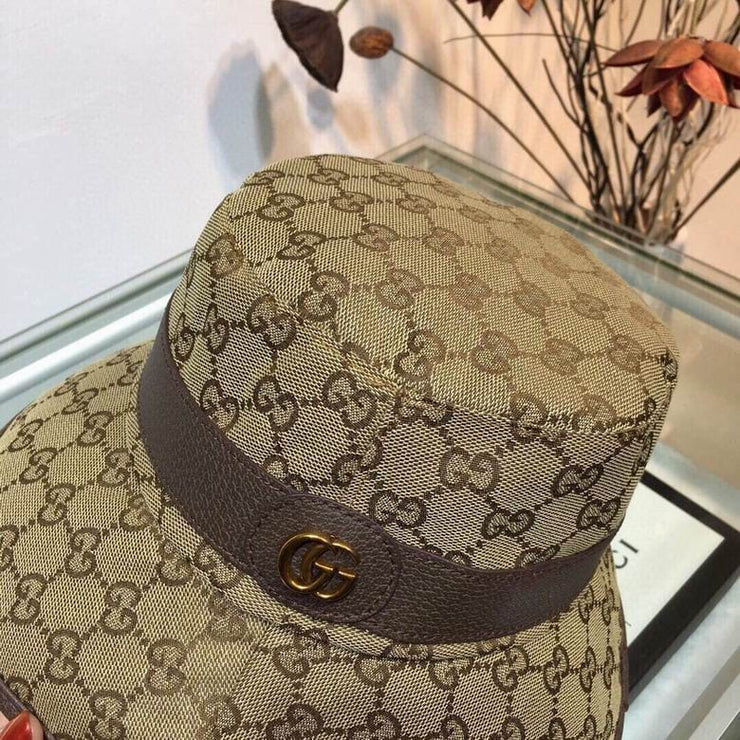 Looopix Gucci Black & Brown Bucket Hat - Gucci Pattern