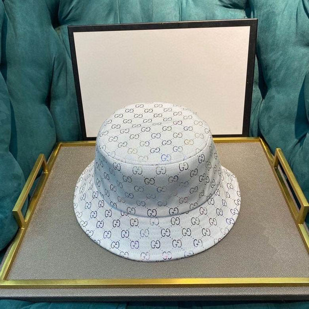 Looopix Gucci Black & White Bucket Hat - Gucci Pattern