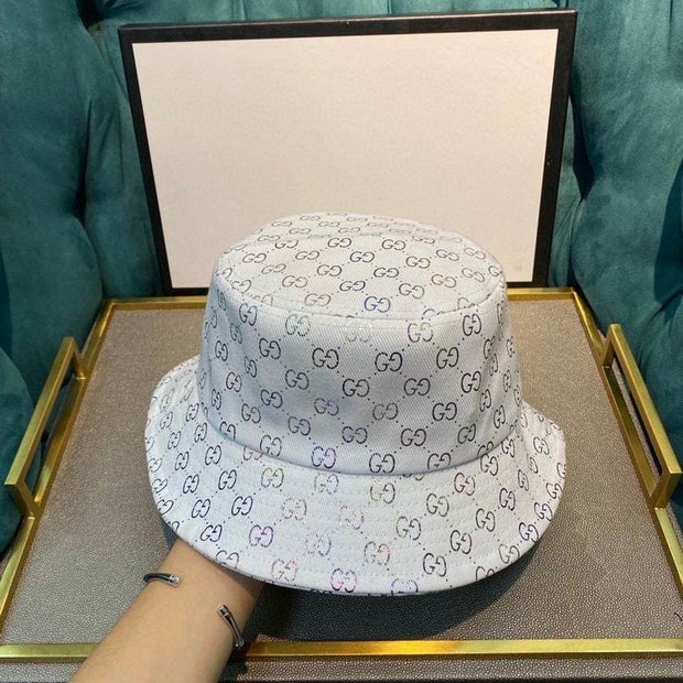 Looopix Gucci Black & White Bucket Hat - Gucci Pattern