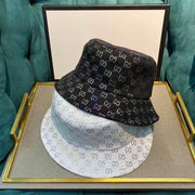 Looopix Gucci Black & White Bucket Hat - Gucci Pattern