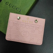 Looopix Gucci Embossed Leather Card Holder Wallet