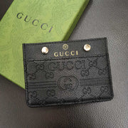 Looopix Gucci Embossed Leather Card Holder Wallet