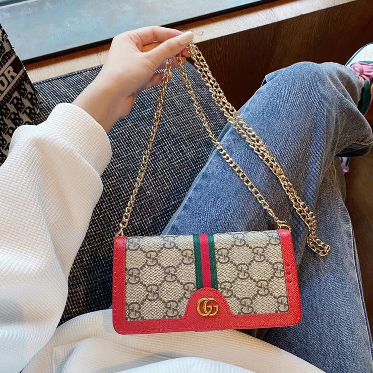 Looopix Gucci Essential Carry: The All-in-One iPhone 13 to 16 Case-Wallet