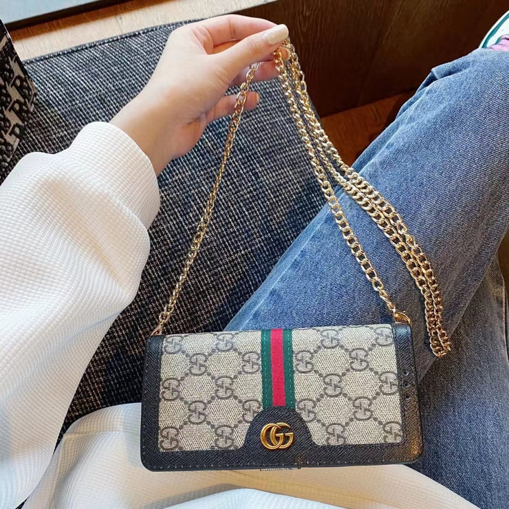 Looopix Gucci Essential Carry: The All-in-One iPhone 13 to 16 Case-Wallet