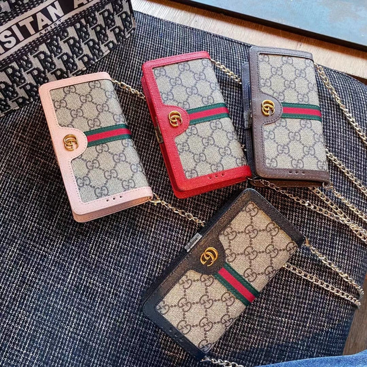 Looopix Gucci Essential Carry: The All-in-One iPhone 13 to 16 Case-Wallet