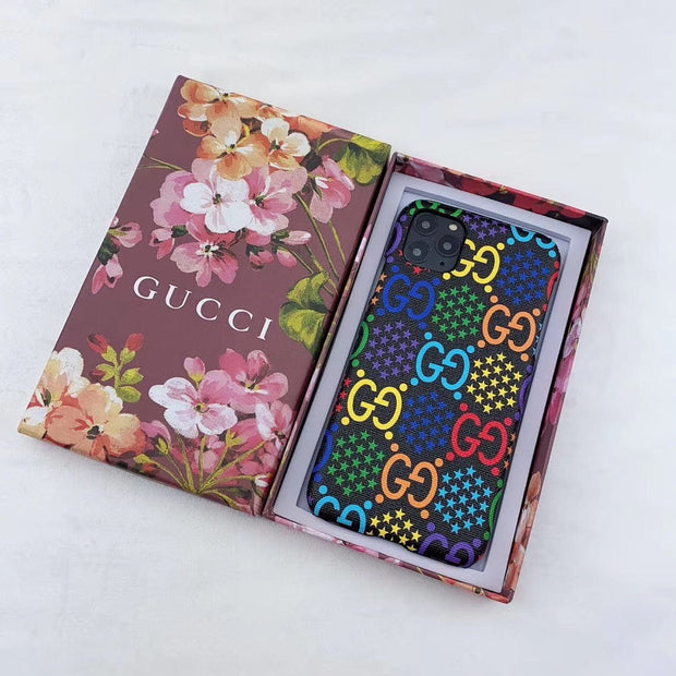Looopix Gucci Gucci Psychedelic Leather Phone Case For Huawei