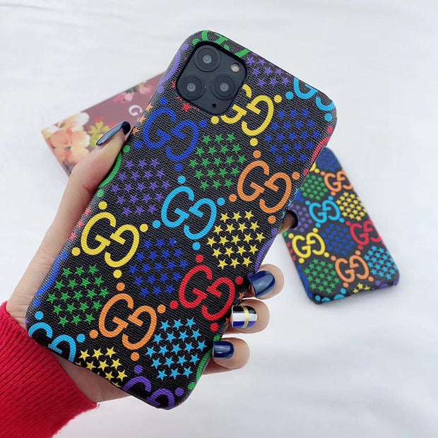 Looopix Gucci Gucci Psychedelic Leather Phone Case For Huawei
