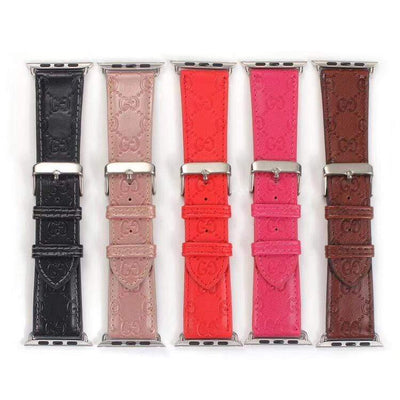 Looopix Gucci iWatch Straps - Colorful Leather Styles