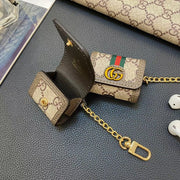Looopix Gucci Monogram AirPods Covers with Keychain - Set of Four