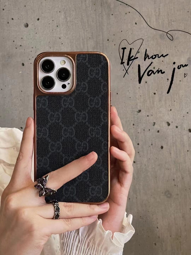 Looopix Gucci Ophidia iPhone 15 Case with Credit Card Pouch