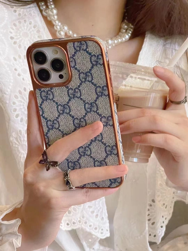 Looopix Gucci Ophidia iPhone 15 Case with Credit Card Pouch