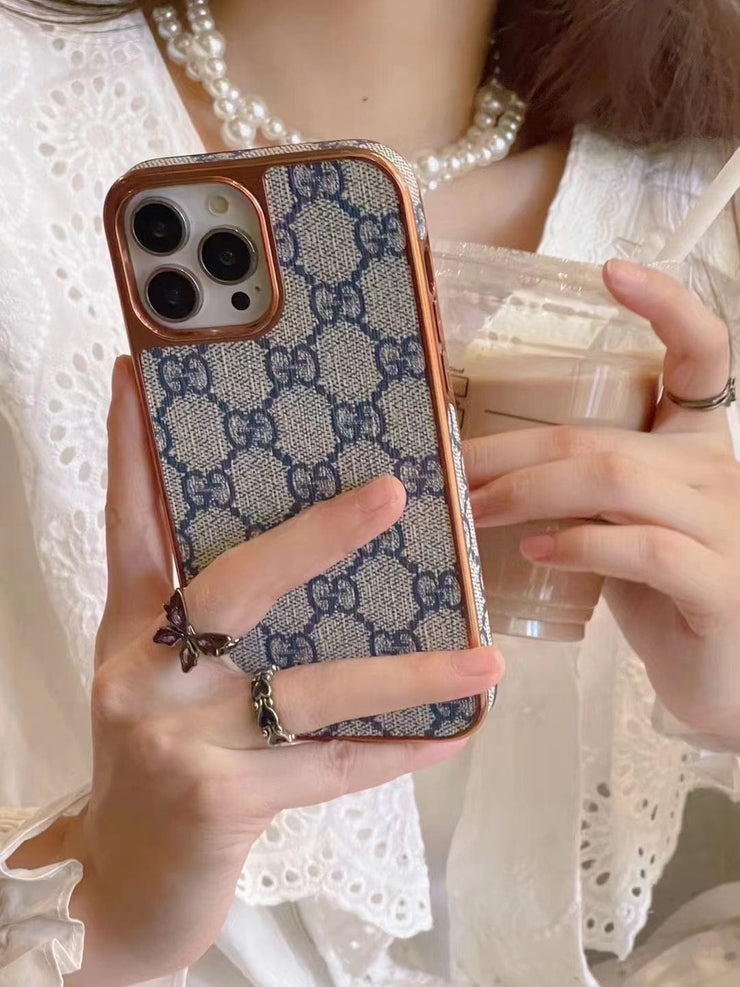 Looopix Gucci Ophidia iPhone 15 Case with Credit Card Pouch