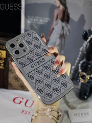 Looopix GUESS Mirror Finish iPhone Cases with Signature Logo Pattern