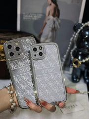 Looopix GUESS Mirror Finish iPhone Cases with Signature Logo Pattern
