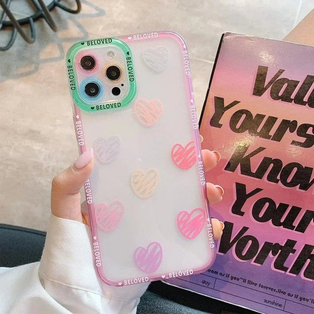Looopix Heart Graffiti Phone Case